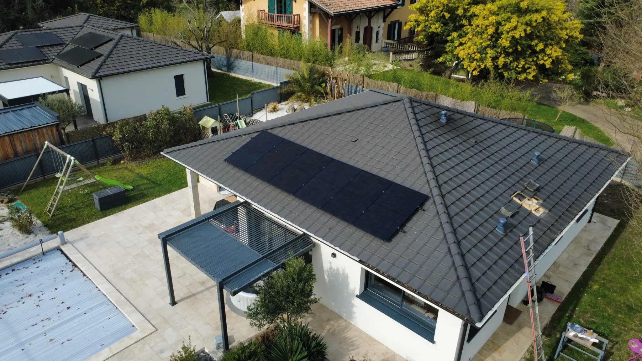 Installation de panneaux photovoltaïques